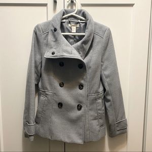 Grey Peacoat
